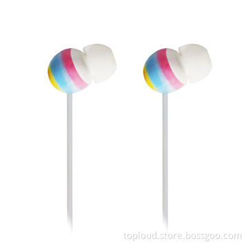 Colorful Wired Earphones for iPhone 5 with 20-20,000Hz Frequencies